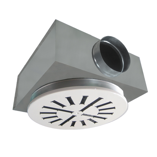 Swirl diffuser round shape.